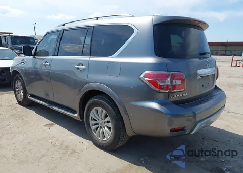 2018 Nissan Armada Sv z USA, uszkodzony, nr VIN JN8AY2ND1J9053084